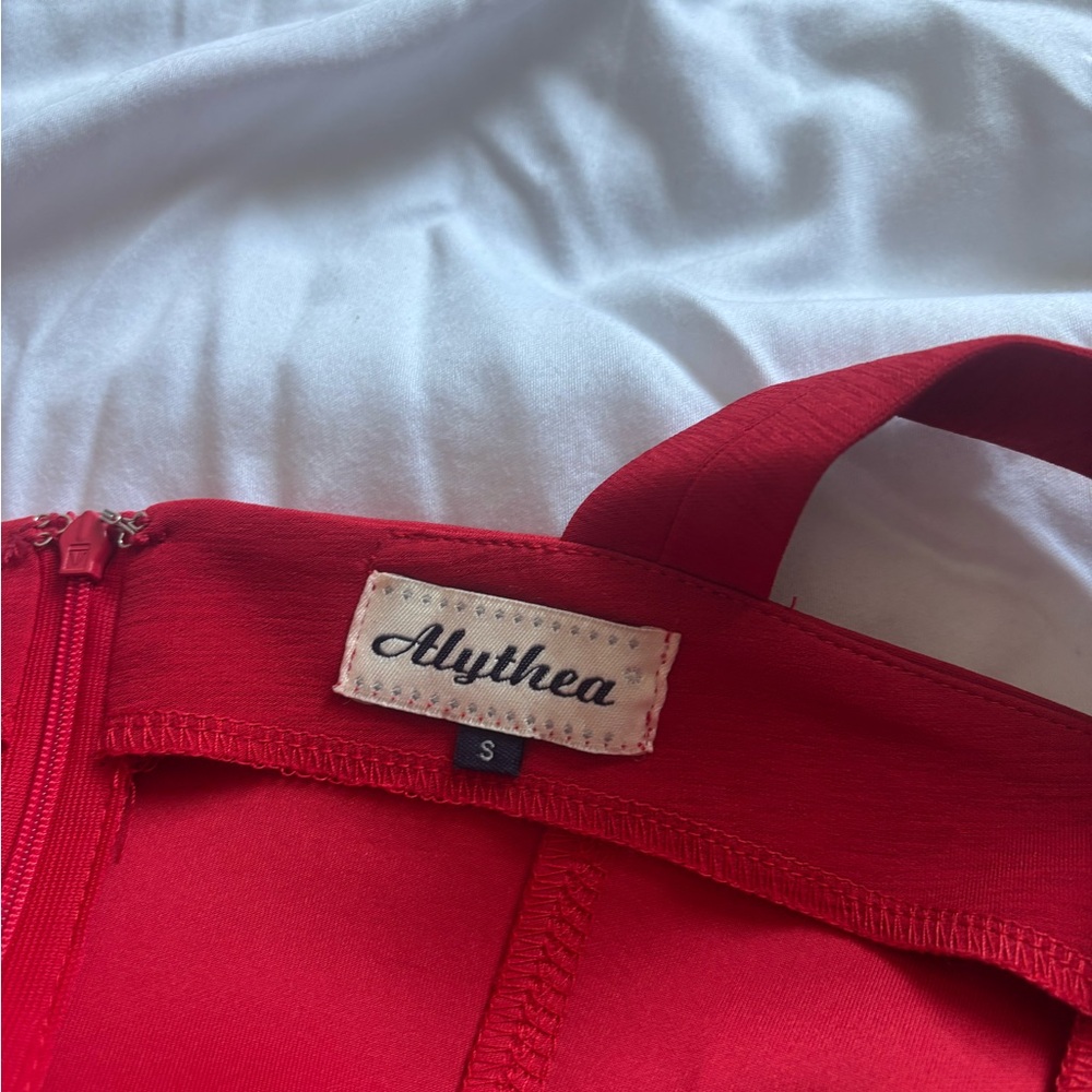 Alythea Vibrant Red Dress